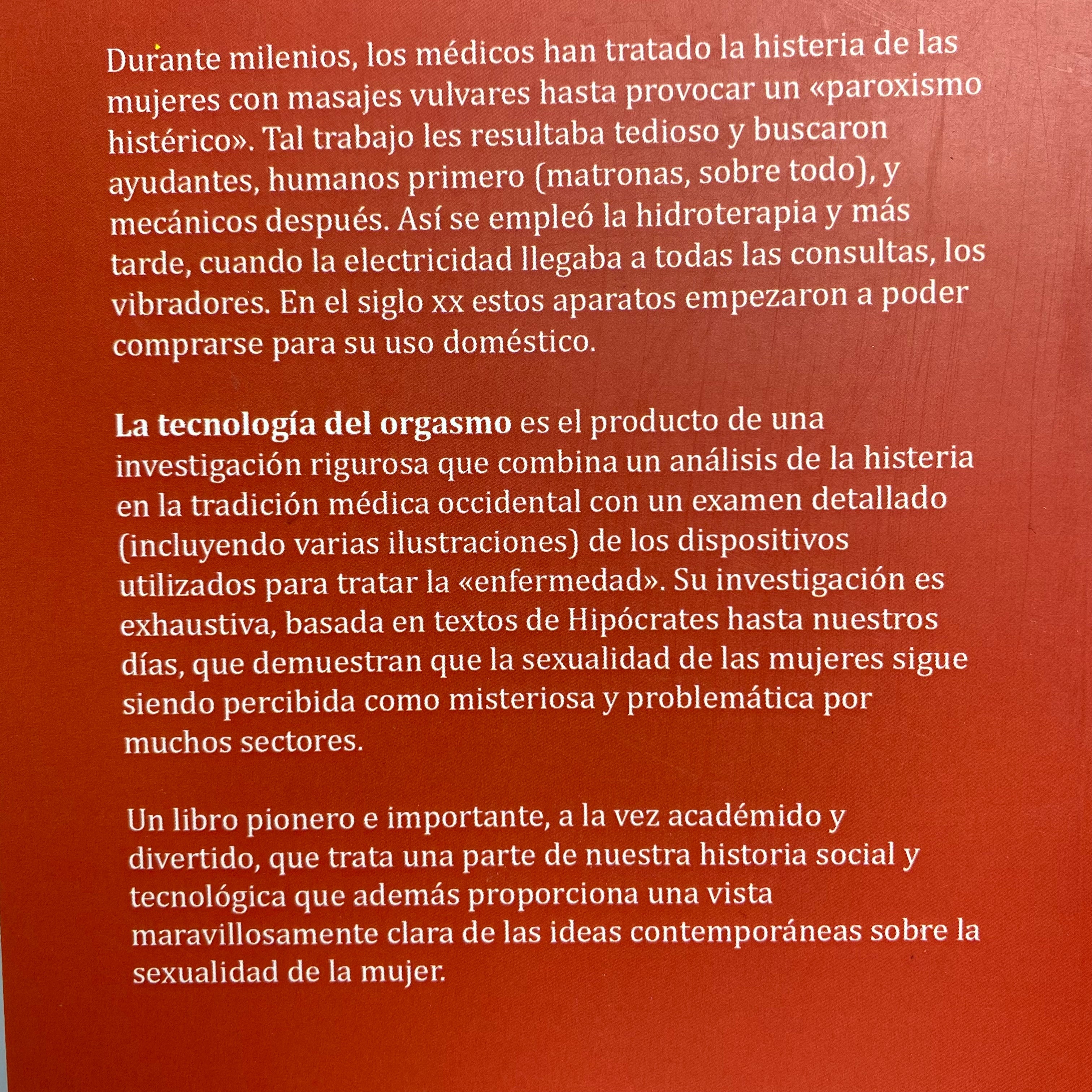 La tecnología del orgasmo - Rachel Maines