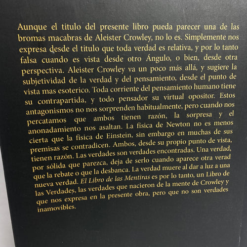 El libro de las Mentiras - Aleister Crowley