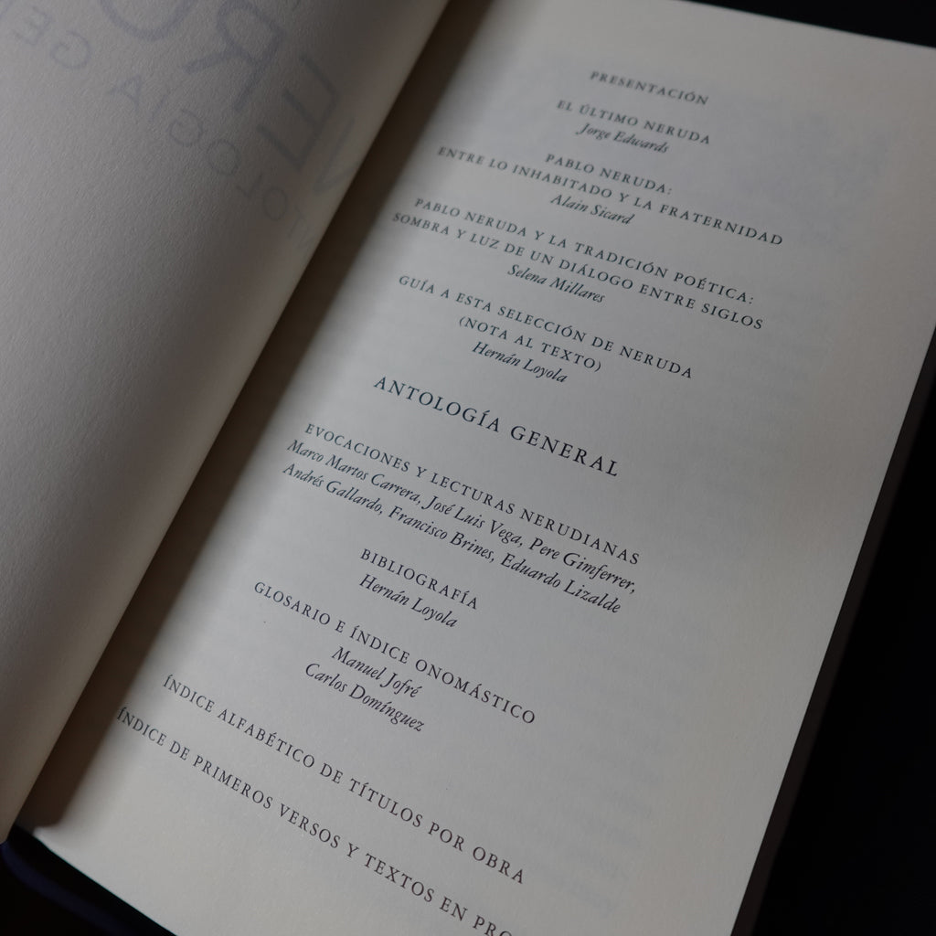 Antología General - Pablo Neruda