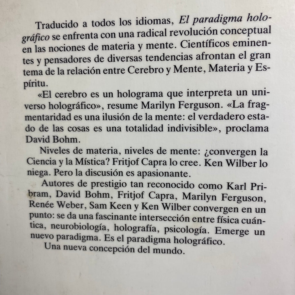El Paradigma Holográfico - Ken Wilber